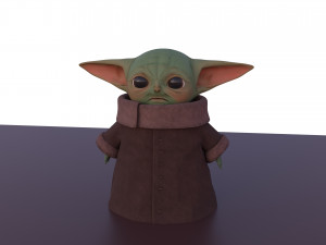 baby yoda the mandalorian star wars 3Dモデル