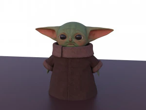 baby yoda the mandalorian star wars 3D Model