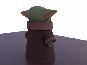 baby yoda the mandalorian star wars 3D Model
