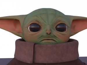 baby yoda the mandalorian star wars 3Dモデル