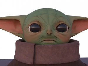 baby yoda the mandalorian star wars 3D Model