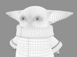 baby yoda the mandalorian star wars 3D Model