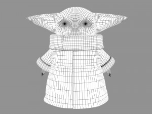 baby yoda the mandalorian star wars 3Dモデル