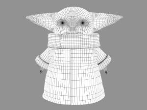 baby yoda the mandalorian star wars 3D Model