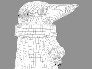 baby yoda the mandalorian star wars 3D Model