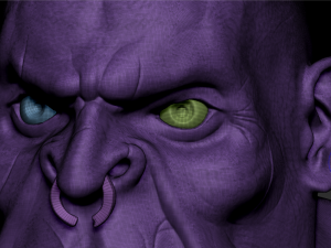 orc head Modello 3D