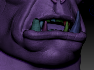 orc head Modello 3D