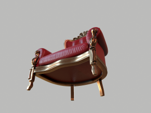 antique chair Modello 3D