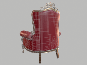 antique chair Modello 3D