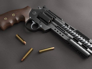 korth nxr 44 magnum revolver 3Dモデル