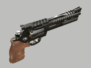korth nxr 44 magnum revolver 3D Модель