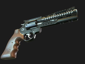 korth nxr 44 magnum revolver 3D Модель