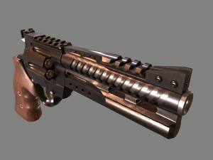 korth nxr 44 magnum revolver 3D Модель