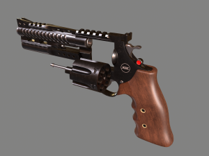 korth nxr 44 magnum revolver 3D Модель