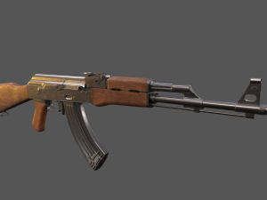 akm rifle 3D Модель