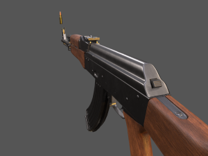 akm rifle 3D Модель