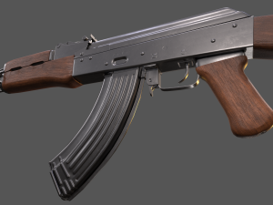 akm rifle 3D Модель