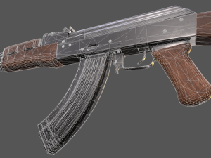 akm rifle 3D Модель