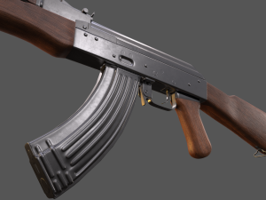 akm rifle 3D Модель