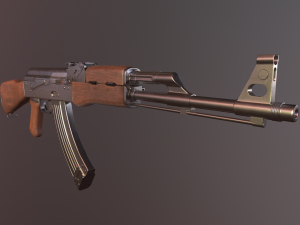 akm rifle 3D Модель