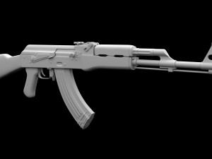 akm rifle 3D Модель