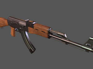 akm rifle 3D Модель