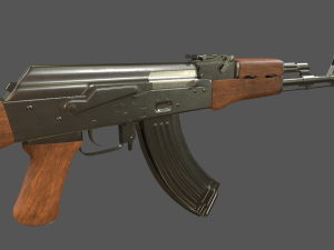 akm rifle 3D Модель