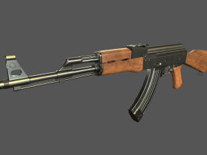 akm rifle 3D Модель