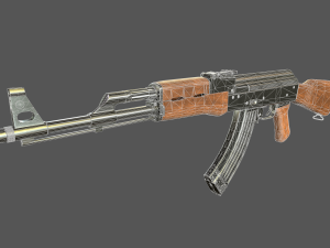 akm rifle 3D Модель