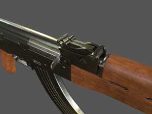 akm rifle 3D Модель