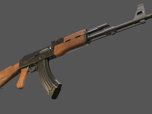 akm rifle 3D Модель