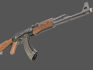 akm rifle 3D Модель