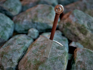 the sword in the stone 3D Model