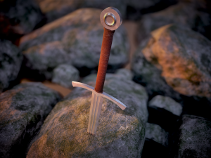 the sword in the stone 3D Model