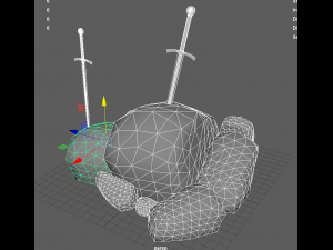 the sword in the stone 3D Model