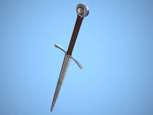 the sword in the stone 3D Model