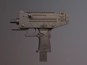 iwi uzi pro pistol 3D Model