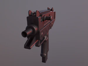 iwi uzi pro pistol 3D Model