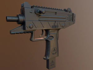 iwi uzi pro pistol 3D Model