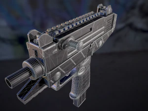 iwi uzi pro pistol 3D Model