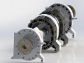 Wankle Rotary engine 3D-Modell