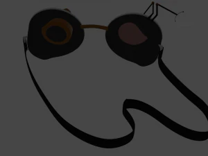 steampunk goggles 3D Model