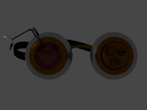 steampunk goggles 3Dモデル
