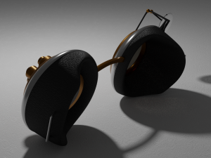 steampunk goggles 3Dモデル