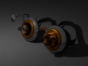 steampunk goggles Model 3D