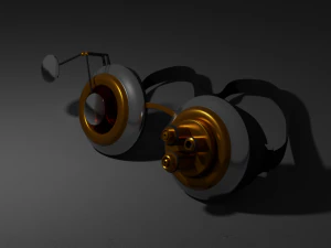 okulary steampunkowe Model 3D