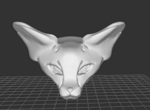 sphinx cat head 3D Model .c4d .max .obj .3ds .fbx .stl .blend 