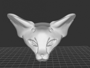 sphinx cat head 3D Model