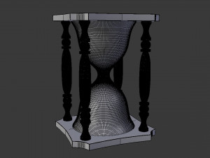 hourglass Modello 3D