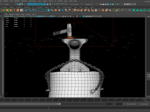 Rusty anvil and hammer - particle sparks 3Dモデル